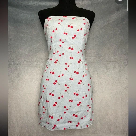 Urban Outfitters | Dresses | Light Blue Cherry Print Linen Tube Top Mini Dress | Poshmark Urban Outfitters | Dresses | Light Blue Cherry Print Linen Tube Top Mini Dress | Poshmark